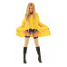 KLEMARO PVC Plastik - Mantel Regenmantel RA79ms YES1 L Gelb glänzend - Auf Lager