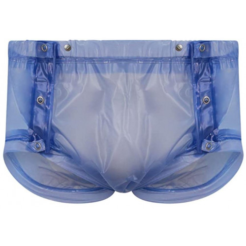 SUPRIMA 1250 Blau transparent PVC Plastik - Inkontinenz-Slip