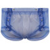 SUPRIMA 1250 Blau transparent PVC Plastik - Inkontinenz-Slip Gummihose Schwedenknöpfer Windelhose - auf Lager