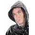 KLEMARO PVC Plastik - Zusatzkapuze Gesichtsmaske für Regenmäntel HO25 INNER HOOD