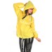 KLEMARO PVC Plastik - Jacke Regenjacke 70er-Style Damen JA17 JELLY COAT 