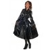 KLEMARO PVC Plastik - Mantel zweireihiger Regenmantel Rock-Style RA59 SKIRTET COAT