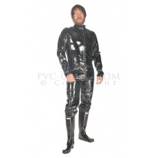 KLEMARO PVC Plastik - Herren Overall kurz SU04 CATSUIT SHORT