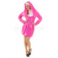 KLEMARO PVC Plastik - Nonnen Outfit kurz Kostüm UN11 SHORT NUNS DRESS