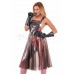 KLEMARO PVC Plastik - Rock-Style Kittel-Schürze lang UN31 LONG KINKSTER APRON 